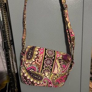 Vera Bradley floral shoulder crossbody tote